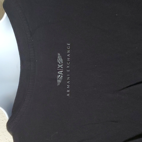 4/$20 Armani Exchange A | X black logo womans tshirt - Picture 4 of 9